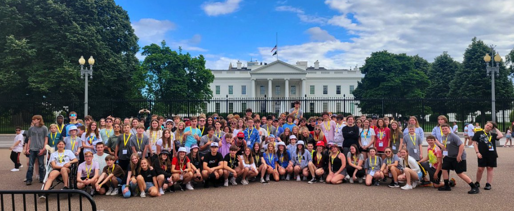 students at the White House